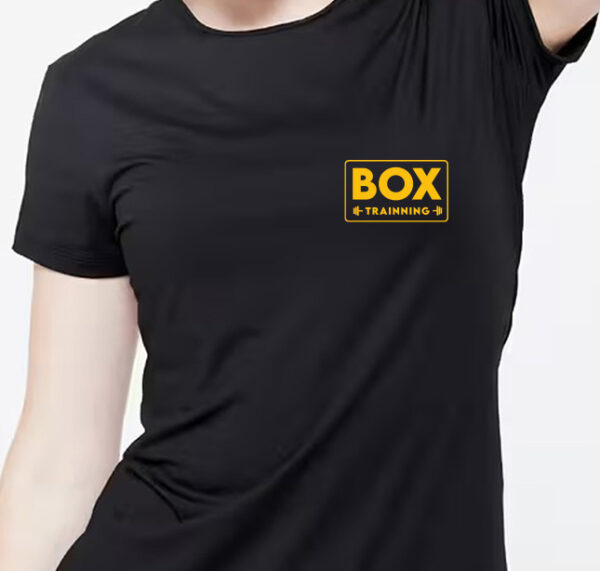 POLERA FITNESS MUJER NEGRO - Imagen 3